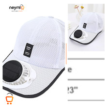 Solarventilator Sonnenhut Damen Herren Wander...