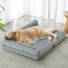 Large Orthopedic Bed Waterproof Sofa Dog Bed with Removable Washable Cover NEW