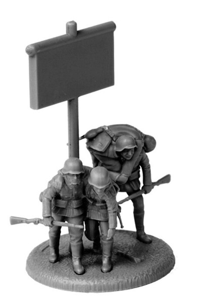Zvezda Deutsches Medizinisches Personal 1941-43 Figuren Modellbau 1/72-image