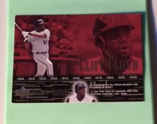 2002 Upper Deck Piece Of History Card #76 Cliff Floyd - Florida Marlins 