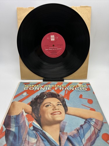 Connie Francis Sing Along With Connie Francis 1961 Vinyl LP Mati-Mor 8002 EX - Picture 5 of 12