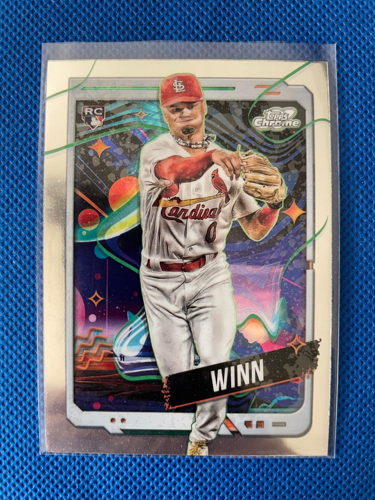 2024 Topps Chrome Cosmic Masyn Winn RC Cardinals #90