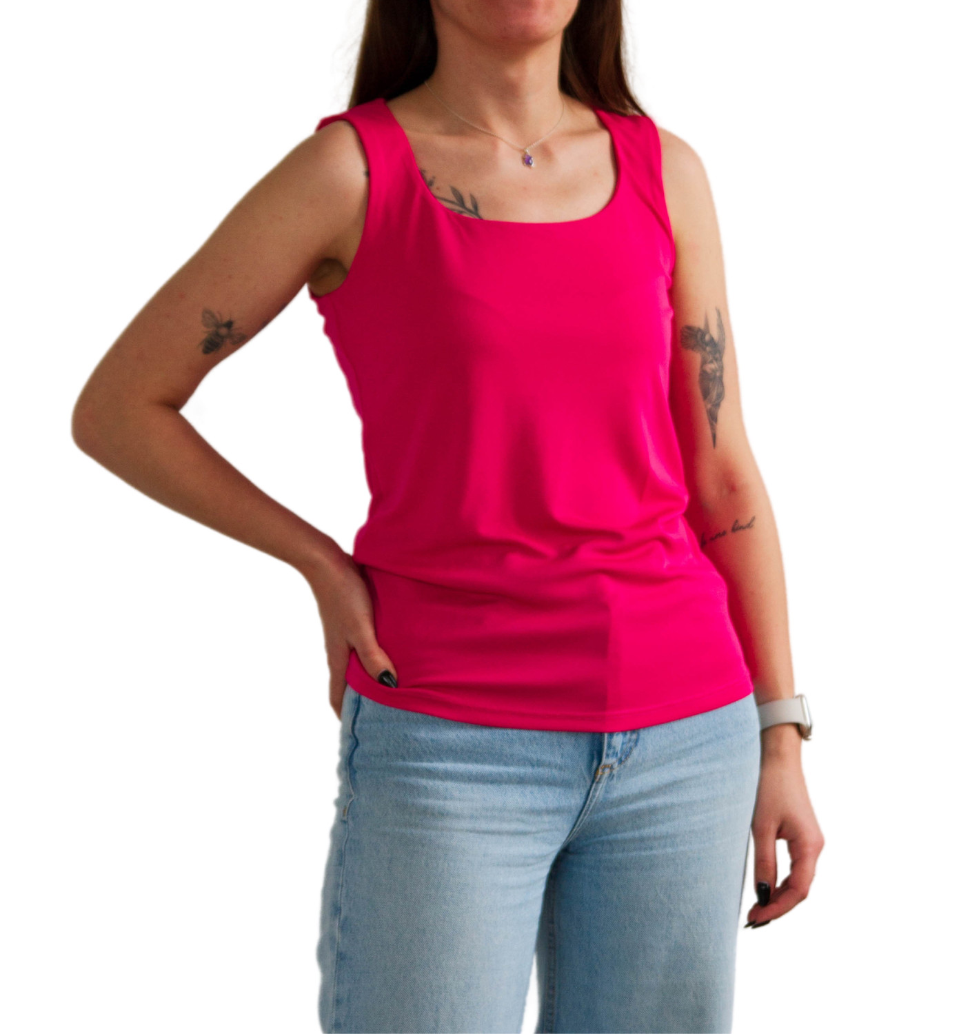 Топ из трикотажа Liu Jo от Damenbluse от mellos rosa M
