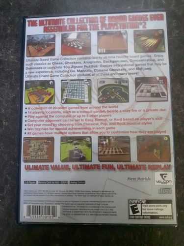 Ultimate Board Game Collection PlayStation 2 PS2 Game COMPLETE Good Condition - Picture 2 of 2