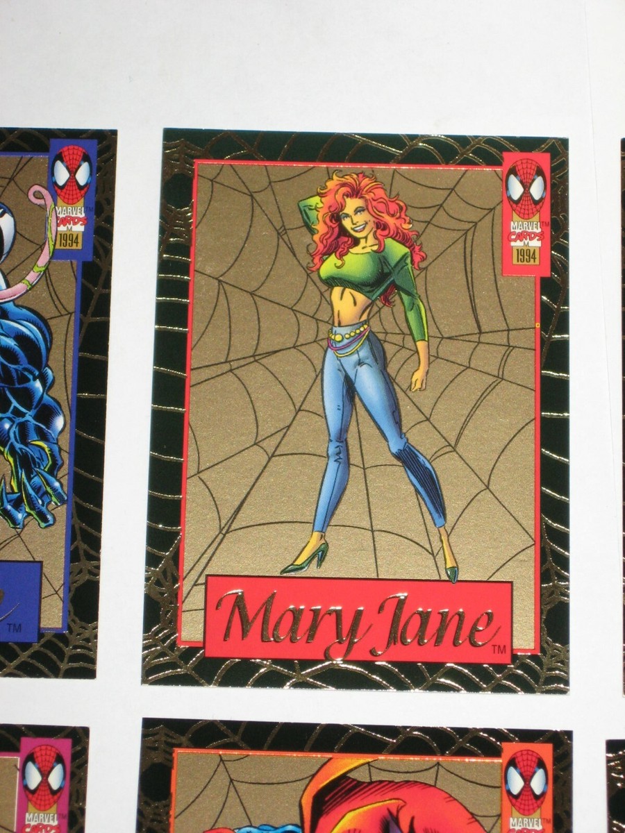 1994 FLEER AMAZING SPIDERMAN GOLD WEB CHASE 6 CARD SET VENOM 1994 FLEER AMAZING SPIDERMAN GOLD WEB CHASE 6 CARD SET VENOM