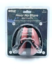 Banz Ear Muffs Unisex Kids 3 Years In Maroon- NEW
