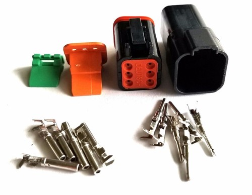 Deutsch 2,3,4,6,8,12 Pin Connector Housing, Seals Crimp Terminals,14-16 AWG - Picture 16 of 34