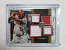 2020 Topps Museum Collection Justin Upton Primary Pieces Quad Relic #47/99