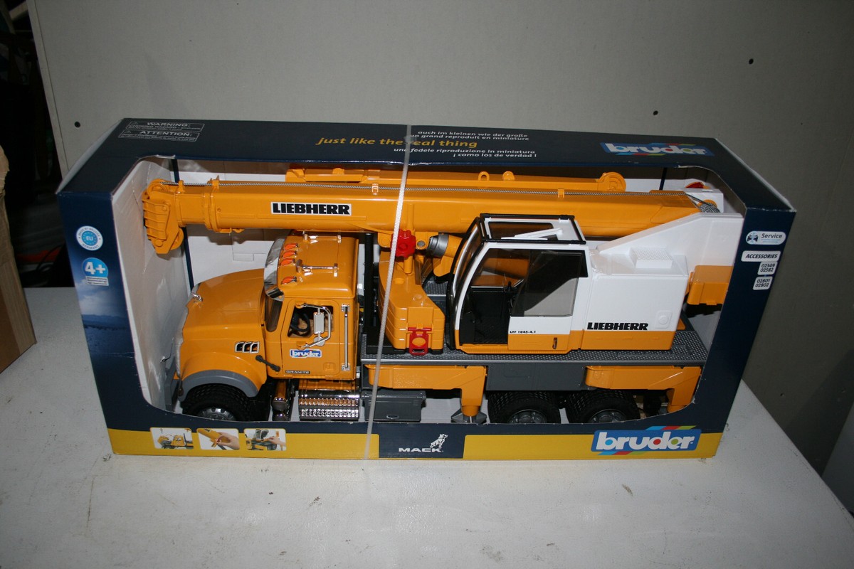 BRUDER 2818 Liebherr Crane Truck - Yellow for sale online | eBay