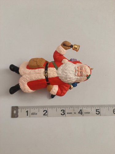Hallmark 1993 Merry Olde Santa Christmas Ornament Skates Bell - Picture 6 of 8