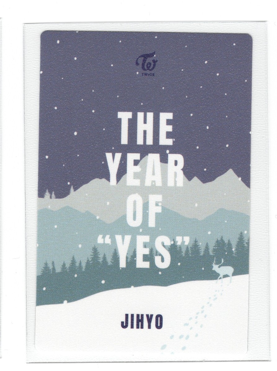 Twice Jihyo Photocard | Year of Yes Monograph | eBay