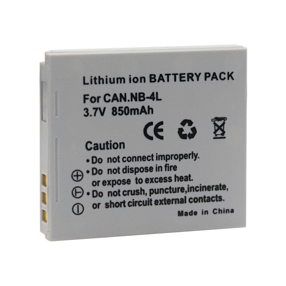 CANON NB-4L 40個 Amazon | 「Power-connoisseur」NB-4L【3.7V 1180mAh】容量交換