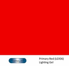 Formatt Lighting Gel: Red - Roll size: 25' 7.6m long; 48" 1.22m wide