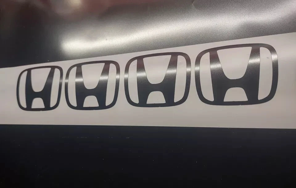 (4) Calcomanías adhesivas tapa central rueda 2 pulgadas Honda Accord Civic Si elemento HRV Foto 4 de 4