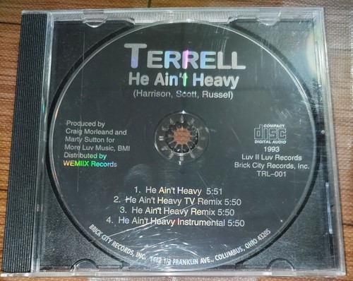Terrell - he ain't heavy OOP rare Indie soul r&b cd single