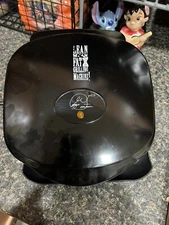 George Foreman Lean Mean Fat Reducing Grilling Machine Model GR10B Black