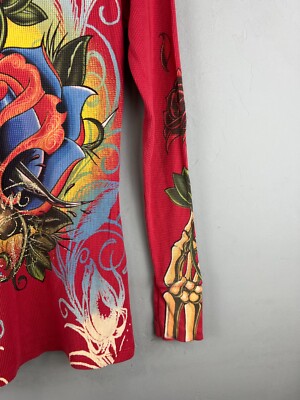 Vintage Y2K Christian Audigier Ed Hardy Longsleeve Shirt