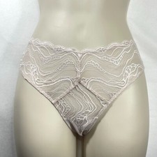 NWT Calvin Klein Women's Size L Essentials Lace Bikini Underwear QF7927 Pink