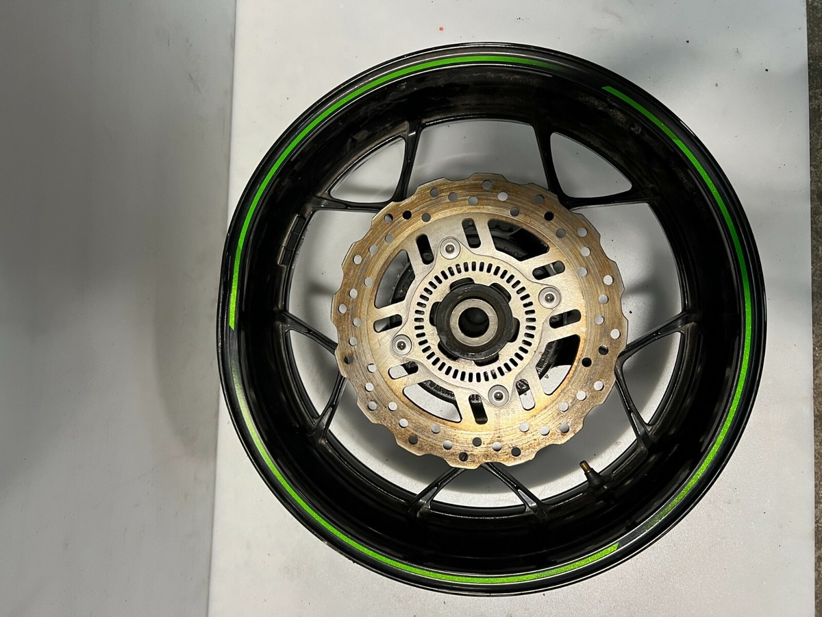 2016 12-23 KAWASAKI ZX14 ZX14R REAR BACK WHEEL RIM ROTOR HUB