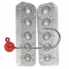 Ball Jig Head for Baits or Plastic Shads,  25-40g with baitclip cod ling conger