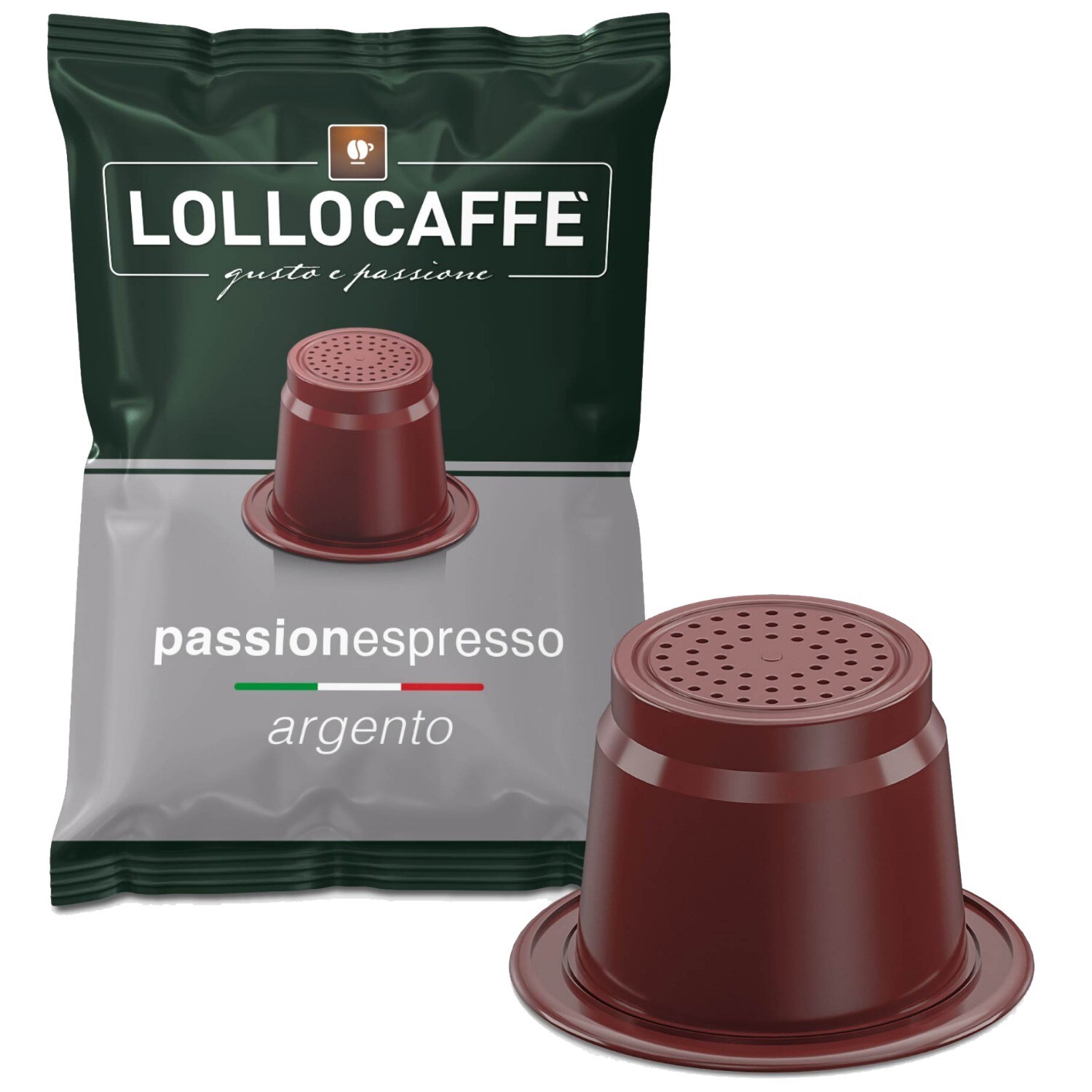Capsule Caffè Lollo Nespresso Miscela Argento Compatibili con Macchine Nespresso foto 3