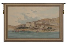 Temple of Kalabshee European Woven Tapestry | David Roberts Art Decor