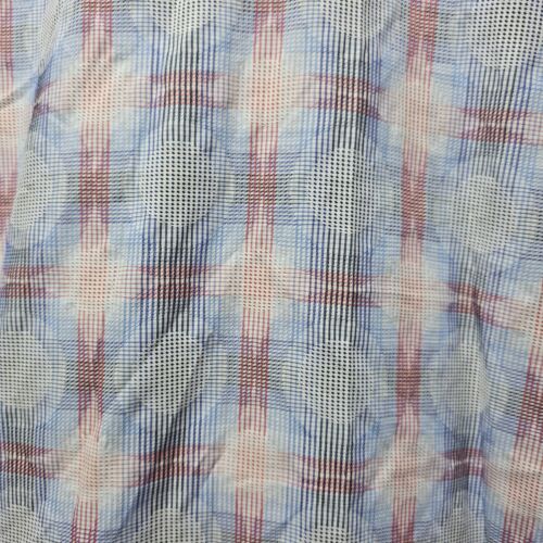 HAWES & CURTIS YORK STRIPED SHIRT Pink / Blue LONG SLEEVES SIZE L PIT PIT 58CM - 第 8/9 張圖片