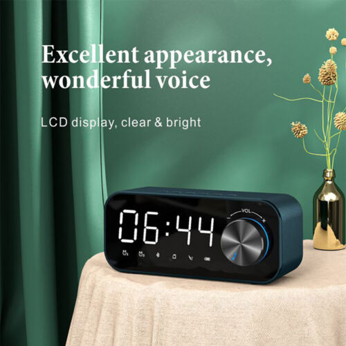 Digital bluetooth Speaker Usb Charging Digital Display Alarm Clock For Desktop - Picture 2 of 15