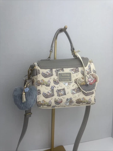 Loungefly Disney Snow White and the Seven Dwarfs Bedtime Allover Print Hand Bag