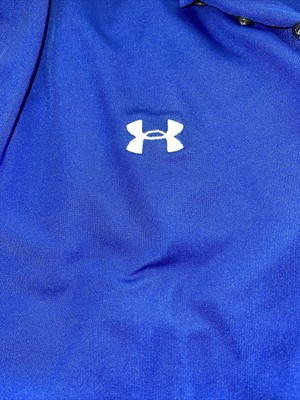 Royal blue under armour polo deals