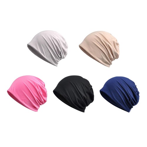 Gorro Sombrero Bufanda Cuello, Algodón Prendas para la Cabeza Envoltura para Cáncer Pérdida de Cabello Niñas Dormir - Imagen 1 de 17