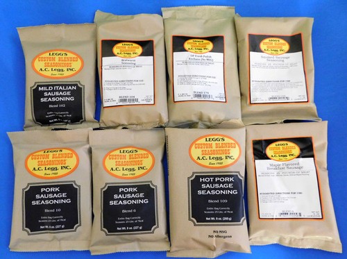 AC Legg 8 Condimento Varietà Bundle per Padella Colazione, Affumicato, Italiano, Bratwurst - Foto 1 di 4