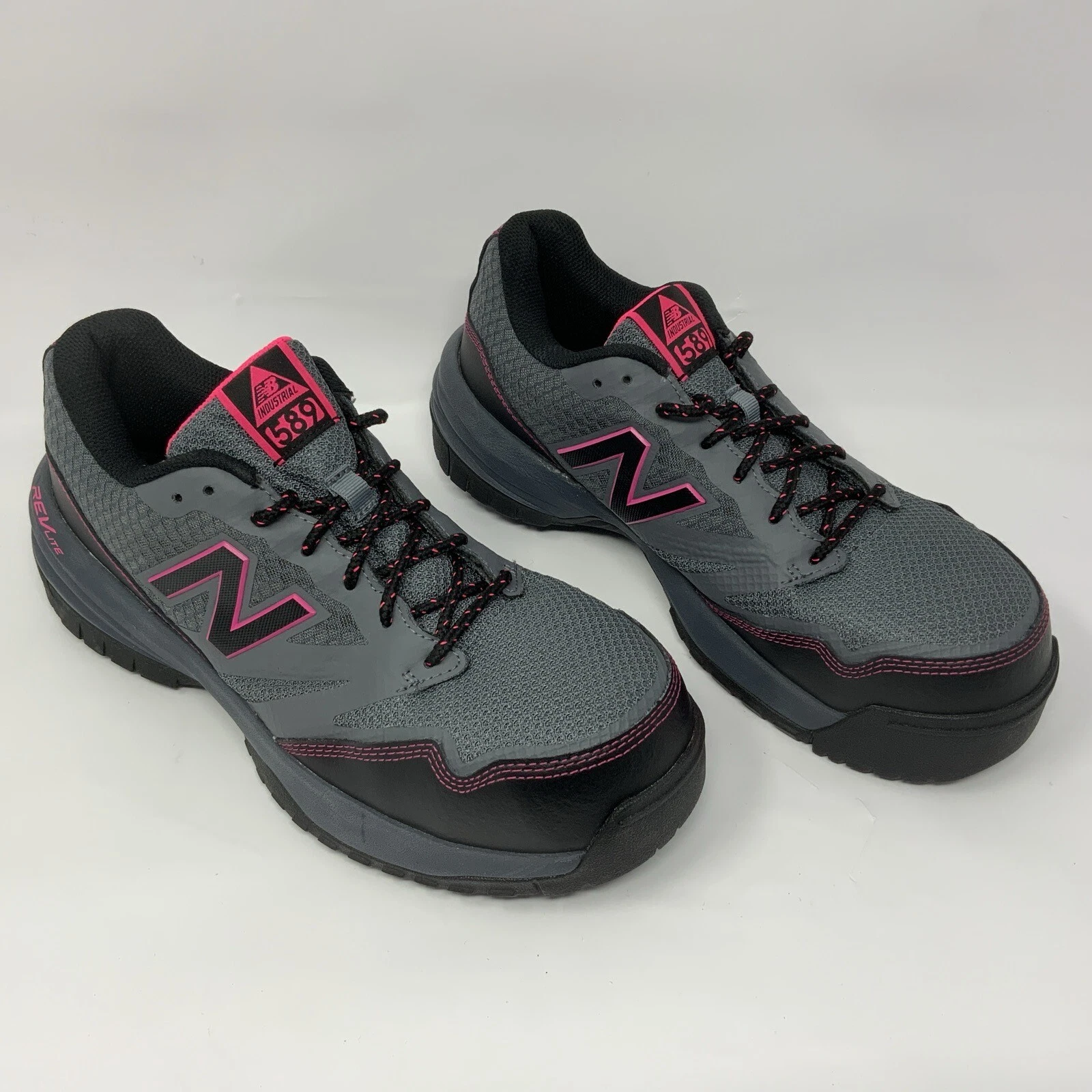 SCARPE SNEAKER DA UOMO NEW BALANCE PUNTA COMPOSITA REVLITE INDUSTRIAL 589 STILE TAGLIA 9