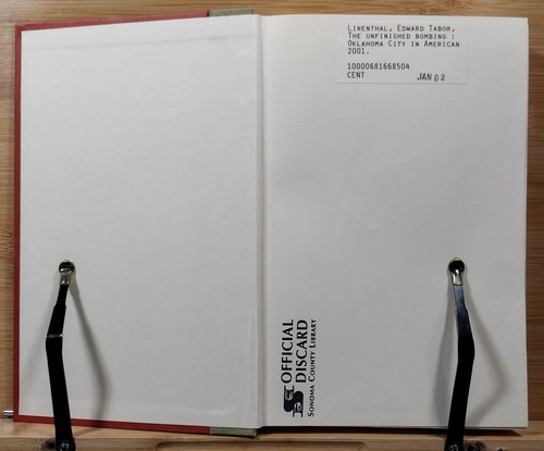 The Unfinished Bombing : Oklahoma City in American Memory by Edward T. Linenthal - Imagen 4 de 23