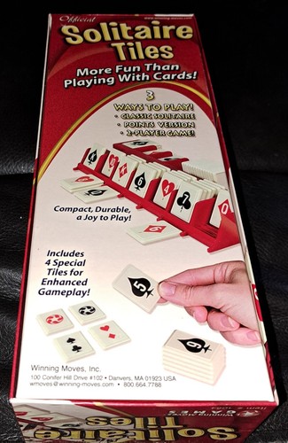 Vintage Solitaire Tiles Game by Winning Moves - 2002 Edition - Complete! VG+ - Picture 2 of 9