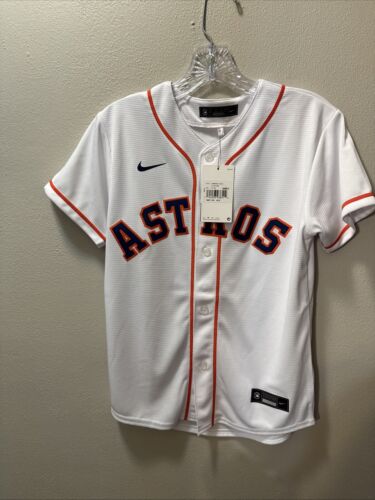 Nike Houston Astros Jose Altuve #27 Home Baseball Jersey $90 size Youth Medium
