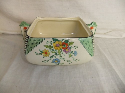 c4 Pottery Burleigh Ware - Maytime - floral hand painted antique Art Deco 5A5A - Picture 14 of 16