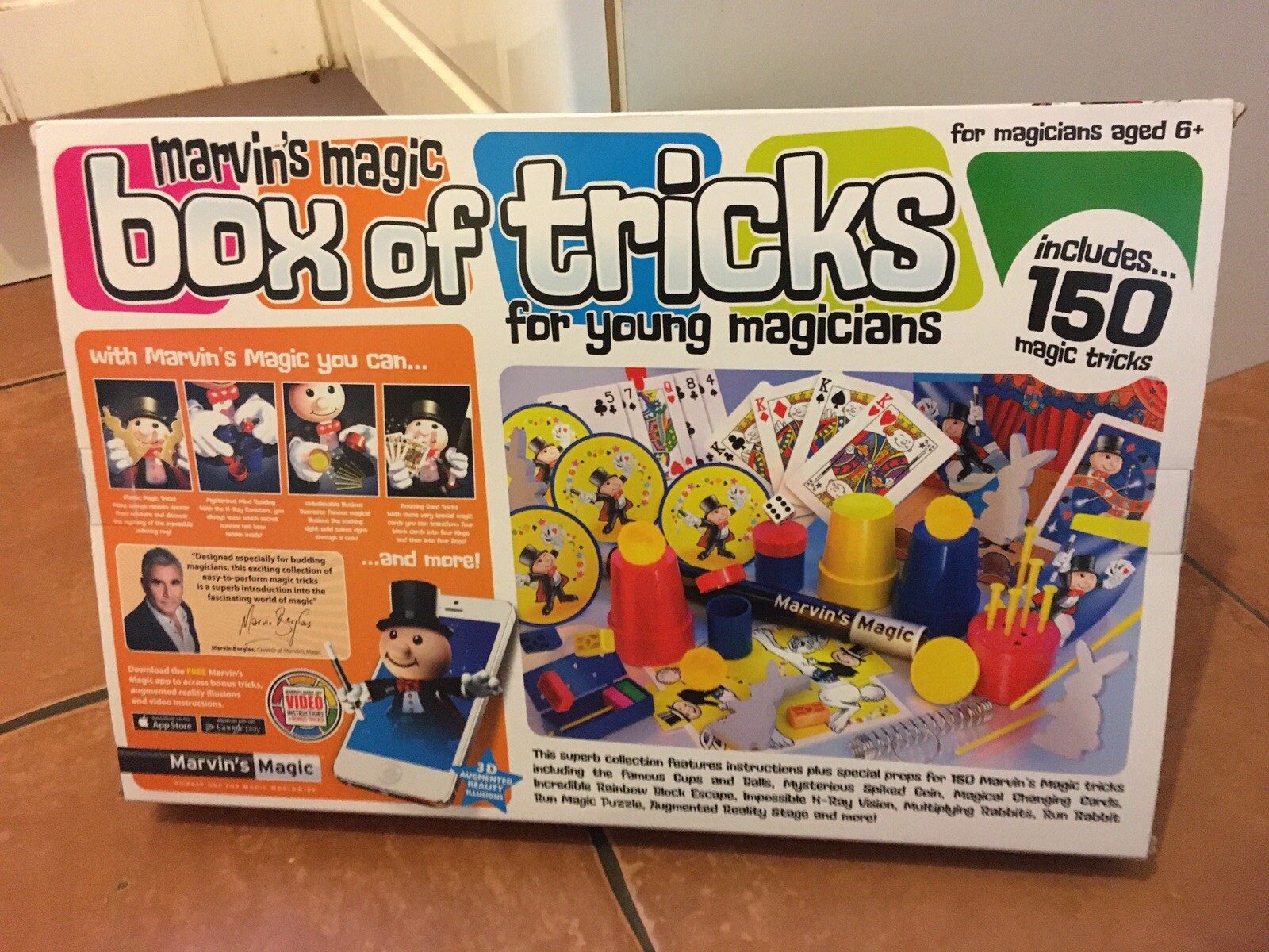 New Marvin's Box of Magic Tricks Games for Young Magicians Ages 6+ eBay