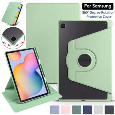 Hülle Für Samsung Galaxy Tab S9+ S9 S8 S7 FE A9+ A8 360° Rotating Ständer Tasche