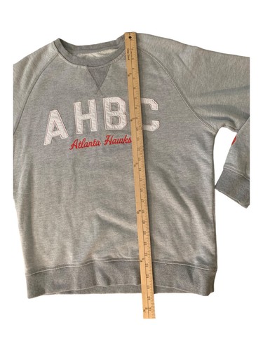 Camp David AHBC Atlanta Hawks Crewneck Sweatshirt Gray Men’s Size L Embroidered - Picture 11 of 12