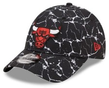 CHICAGO BULLS NEW ERA HAT 9FORTY ADJUSTABLE NBA BASKETBALL MARBLE OSFA CAP H15