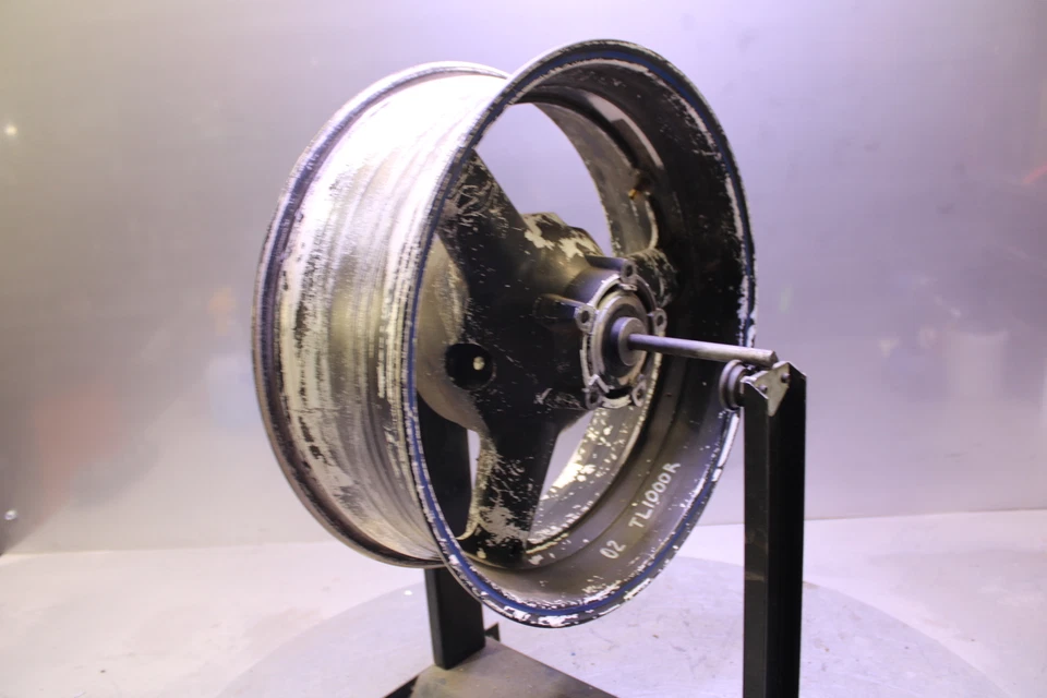 98-03 Suzuki TL1000R TLR Rear Wheel Rim Straight Foto 4 de 4