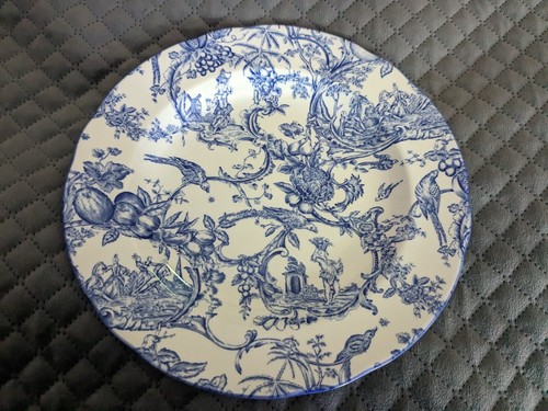 Spode Williamsburg Blue Provincial Garden Plates Luncheon 9" Set Of 6 - Picture 4 of 19