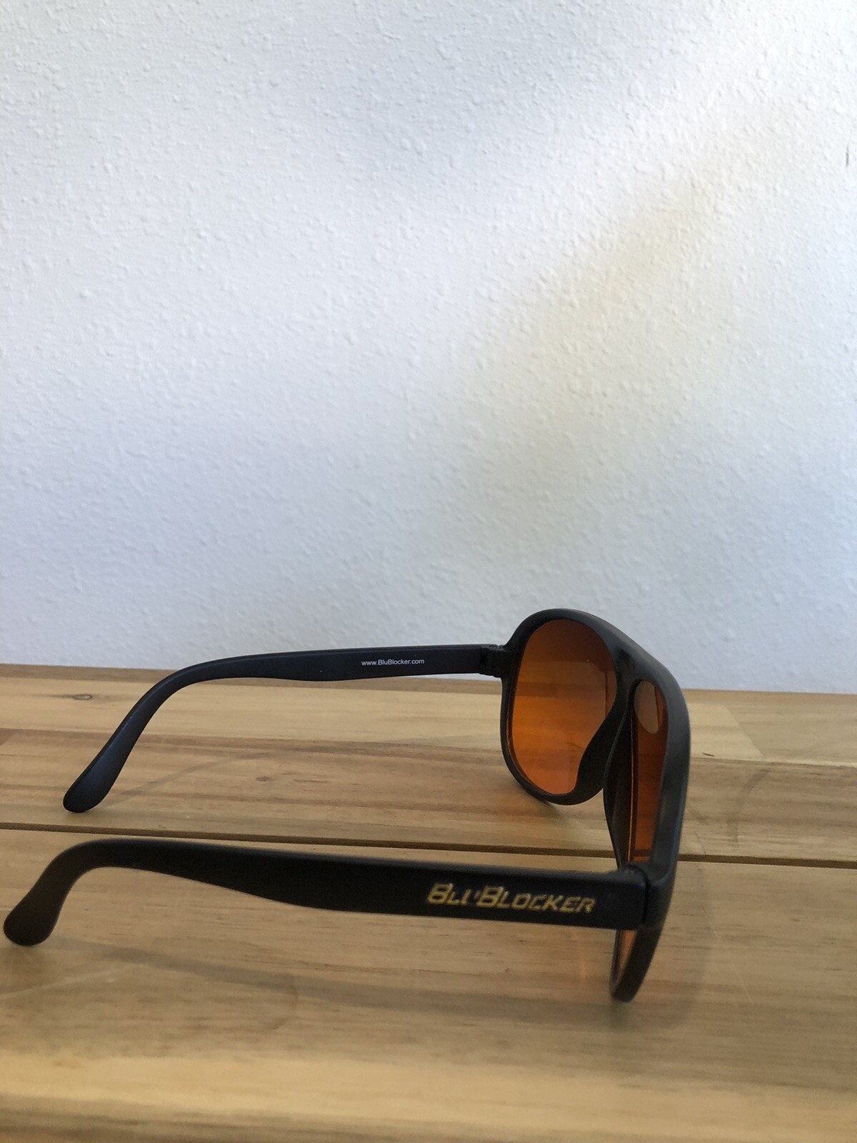 Blublocker Black Original Aviator Sunglasses with Scr… Gem