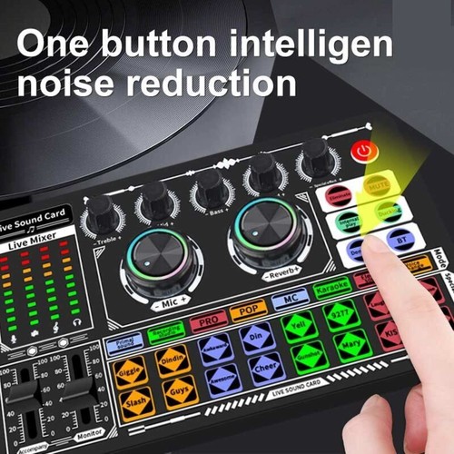 1 Set Live Sound Card F999 High Quality Recording Equipment For Live Broadcasts - Picture 10 of 14