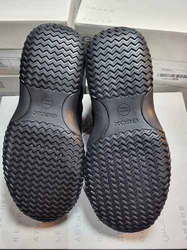 Geox Men's U Happy Art.H U4356H Black Trainers Sneakers, Size 6 EU39 260mm BNIB - Picture 6 of 11