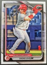 2024 BOWMAN DRAFT SHENG EN LIN CINCINNATI REDS #BD-147 PAPER
