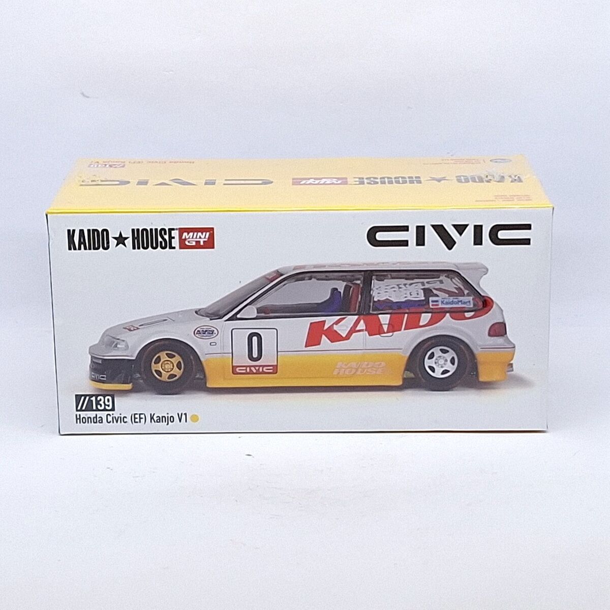 MINI GT x KAIDO HOUSE 139 Honda Civic ( EF ) Kanjo V1 1/64 MINI GT x KAIDO HOUSE 139 Honda Civic ( EF ) Kanjo V1 1/64