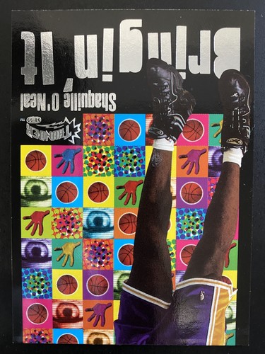 Shaquille O'Neal 1998-99 SkyBox Thunder Bringin' It Los Angeles Lakers #6BI - Imagen 2 de 2