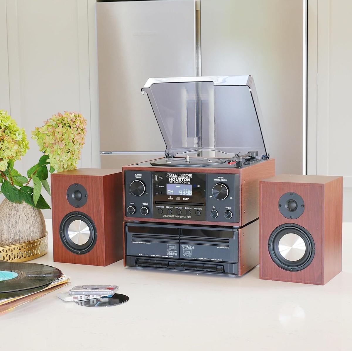 Stereo System Disc Home Stereo System With Turntable And Cd Player